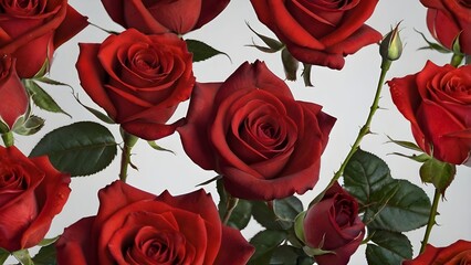 Fototapeta premium red roses background