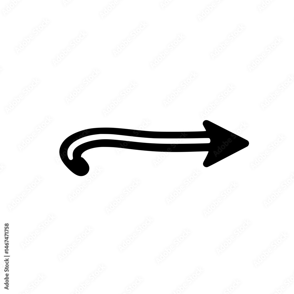 Poster enter key icon representing input confirmation or data submission