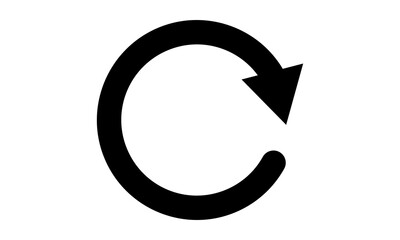 Refresh Button Icon Vector Illustration Design