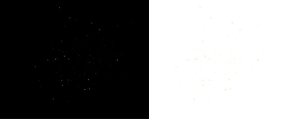 Radiant Gold Sparkling Star Dust Overlay