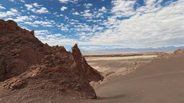 Timelapse hecho en desierto de Atacama en el norte de Chile