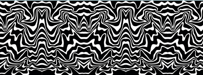 Seamless Black and White Zebra Line Pattern – Animal Print Vector Background for Textile, Fabric, Wallpaper, or Decorative Art Design