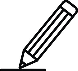 Pencil Stroke: The image features a simple yet impactful depiction of a pencil, capturing the essence of creativity and writing. 