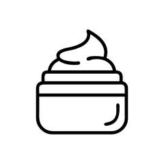 brightening cream on transparent background for web and graphic design