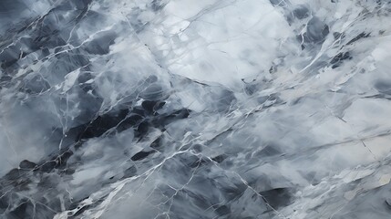 Obraz premium Abstract gray and white marble texture with intricate vein patterns and shades