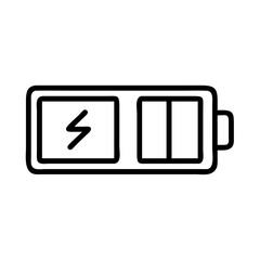 Fototapeta premium charging battery on transparent background for web and graphic design