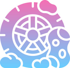 Tyre cleaning icon