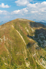 Fototapeta premium Klin hill from Hruby vrch hill in Western Tatras mountains