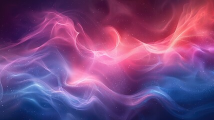 Obraz premium Abstract picture colorful light particle with digital technology style design connecting become dynamic of electric wave movement represent about flowing of data or structure of network system. AIG53.