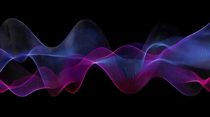 Abstract wave patterns in vibrant colors (3)