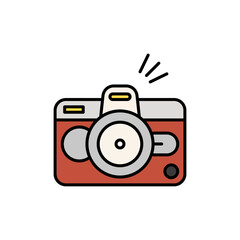 Retro Camera Icon for Vintage Photography.