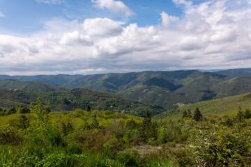 Obraz premium mountain landscape with blue sky