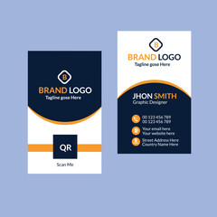 Fototapeta premium Minimal Corporate Business Card Design