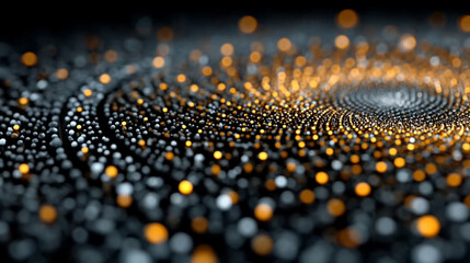 Abstract glowing circular technology background with radiant digital rings and luminous energy. Symbolizes innovation, connectivity, data flow, and futuristic systems in a high-tech visual landscape.
