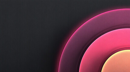 Abstract glowing circular technology background with radiant digital rings and luminous energy. Symbolizes innovation, connectivity, data flow, and futuristic systems in a high-tech visual landscape.
