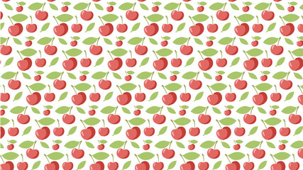 さくらんぼの柄パターン