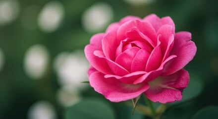 Pink Rose in Bloom - Photo