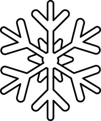 Snowflake: A close-up, graphic image of a perfect snowflake, with symmetrical hexagonal design, evoking the magic and beauty of winter.