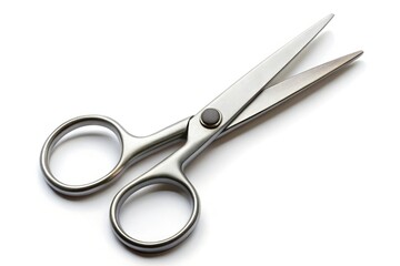 Minimalist White Background Scissors PNG, Clipart, Isolated Scissors Image, Simple Scissor Photo,  High-Resolution Scissor Cutout