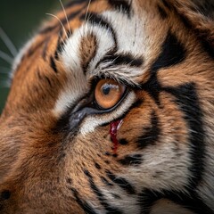 Template of Portrait of Tiger