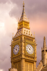 The Big Ben in London, England, UK