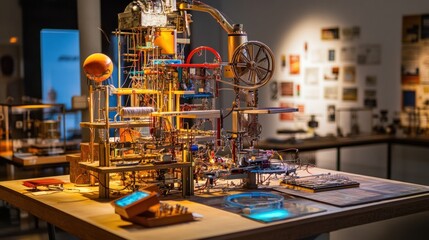 Intricate mechanical model