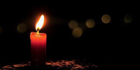 Red bearish candlestick chart illustrates financial loss with depth and dramatic lighting