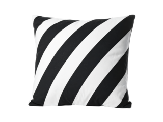 Black and white striped pillow, a modern touch for your home decor stylish