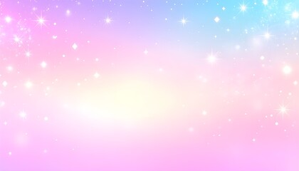 Pastel Gradient Background with Sparkling Glitter and Diamond Light Effects &ndash; Kawaii Pink Purple Aesthetic