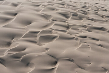 Desierto de Sechura ubicado en Piura al norte del Per&uacute; conocido como el Medano Blanco. 
