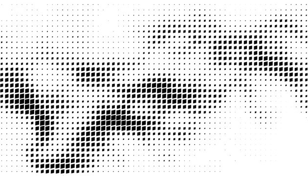 Black and white smooth motion of halftone pattern with racing shape for sporty background. Editable graphic resource. Vector Format Illustration 