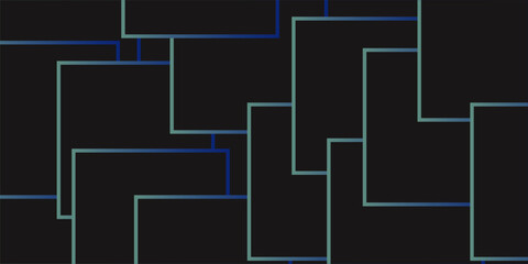 Abstract colorful geometric pattern square and random lines. Linear background square lines Protective layer for technology background brochure. Geometric lines with luxury business.