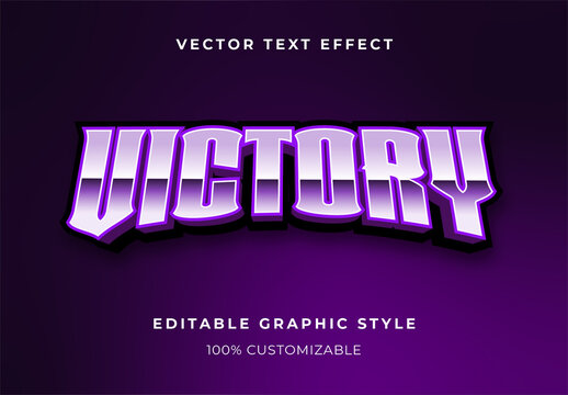 Violet And Black Retro Futuristic Font Bold Sports Team Text Effect