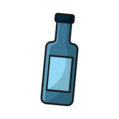 Sauce bottle design. Vector