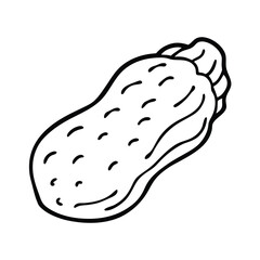 vector illustration of a elephant foot yam