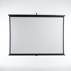 Obraz premium Wall-Mounted Black Border Projection Screen