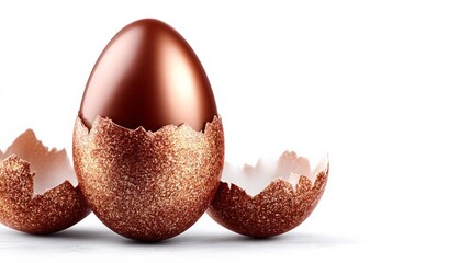 A chocolate Easter egg