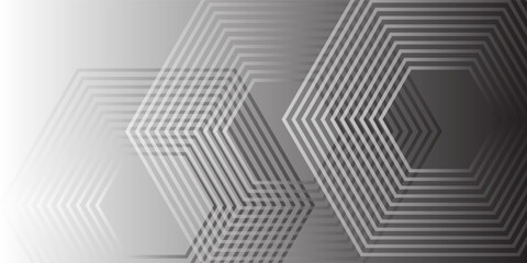 White geometric abstract background overlap layer on bright space with lines effect decoration. Modern graphic design element box style concept for banner.