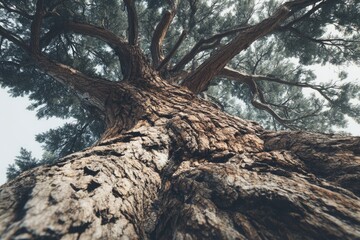 Obraz premium Ancient tree trunk