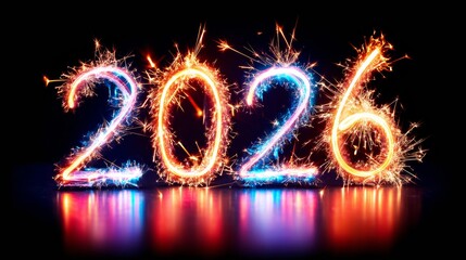 New Year greeting card