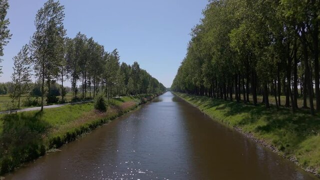 Leopold Canal Meandering Through Verdant Landscape