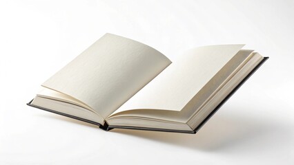 Blank hardcover book mockup