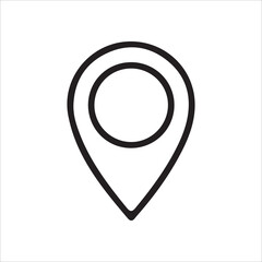 vector map pointer icon