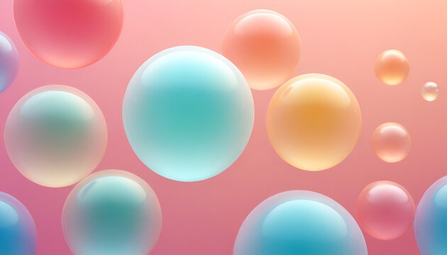 Colorful background of solid color pastel easter eggs collection and marvell