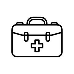 Icon of a doctorchest / first aid kit