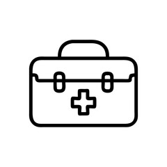 Icon of a doctorchest / first aid kit