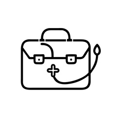 Icon of a doctorchest / first aid kit