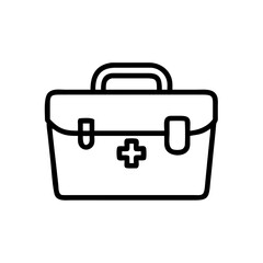 Icon of a doctorchest / first aid kit