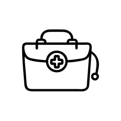 Icon of a doctorchest / first aid kit