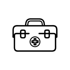 Icon of a doctorchest / first aid kit